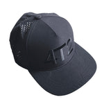 4T2 Cappellino da running con visiera piatta e logo ricamato